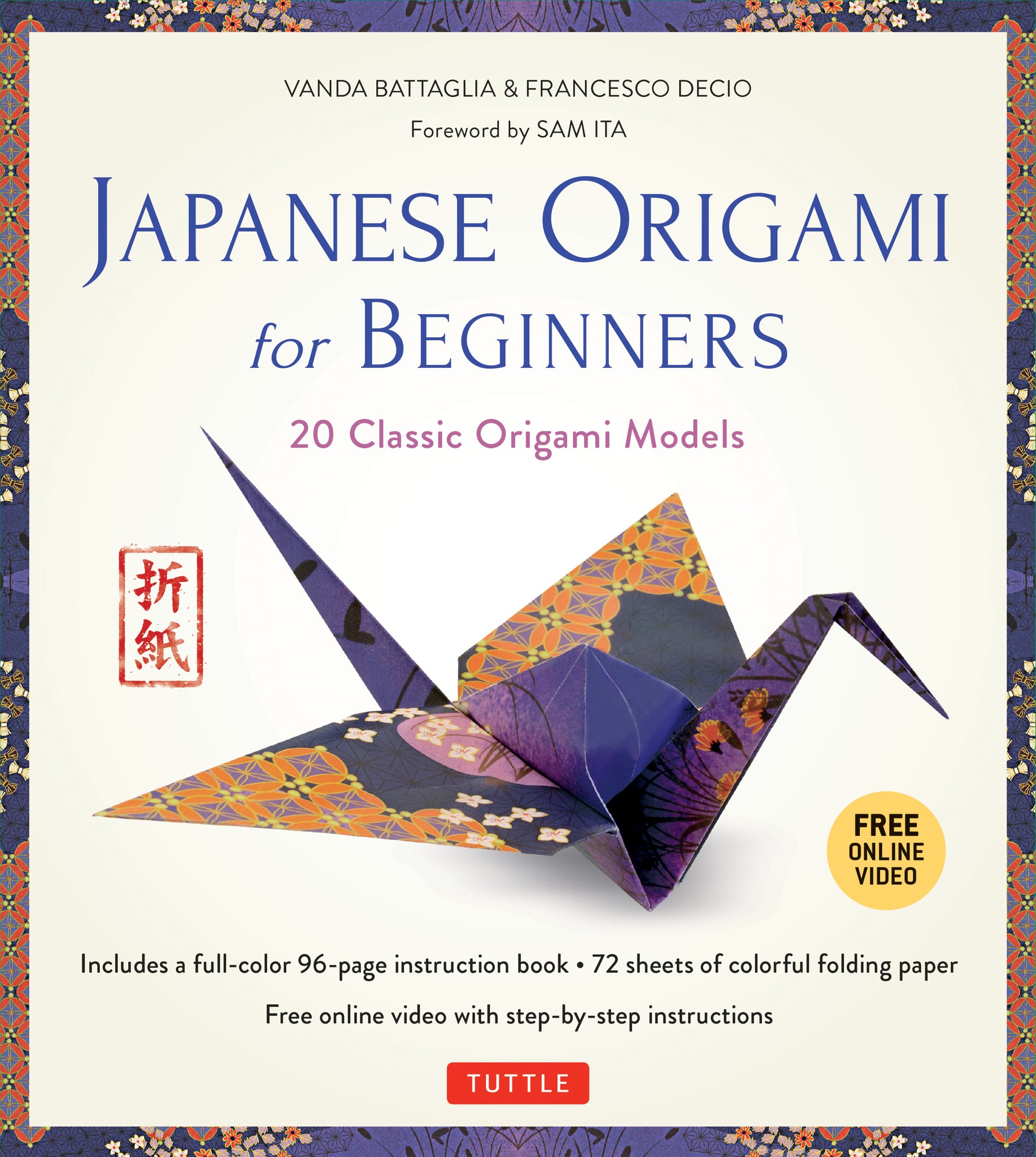 Cover image for Japanese Origami for Beginners Kit ISBN 9780804845434